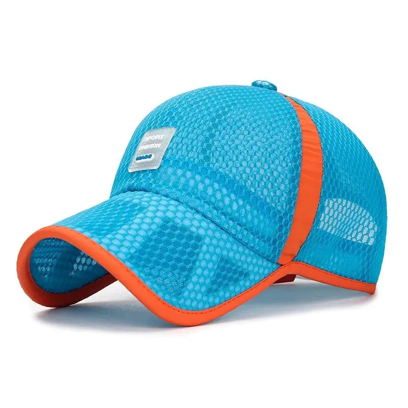 Outdoor Traveling Breathable Mesh Sun Hats For Boys And Girls
