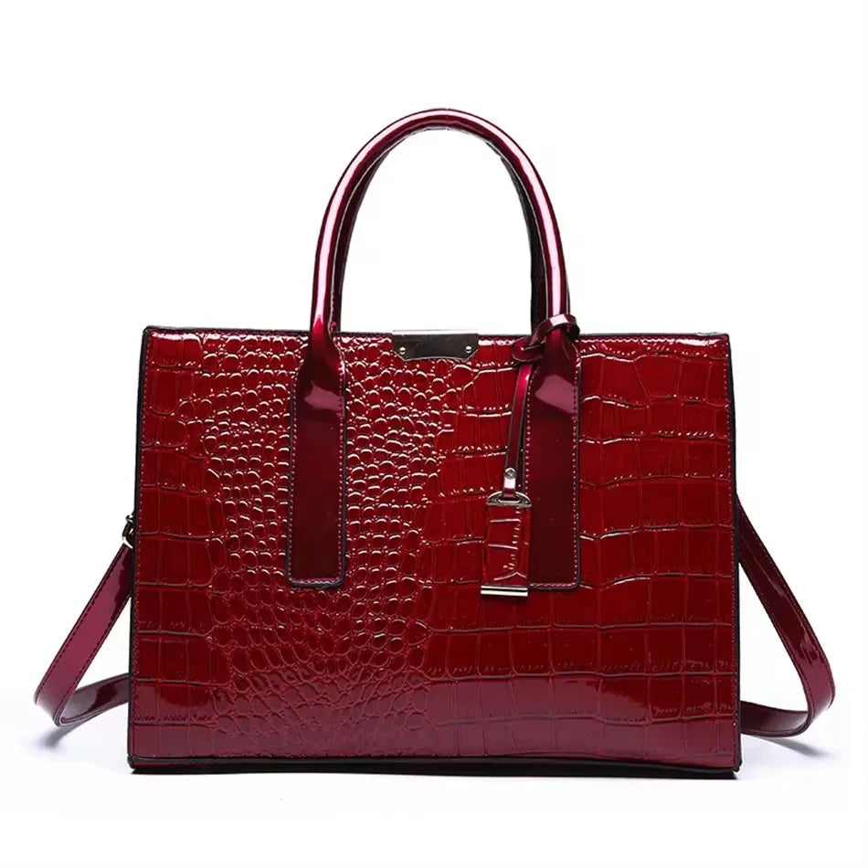 Stylish Large Soft Leather Crossbody and Handbag