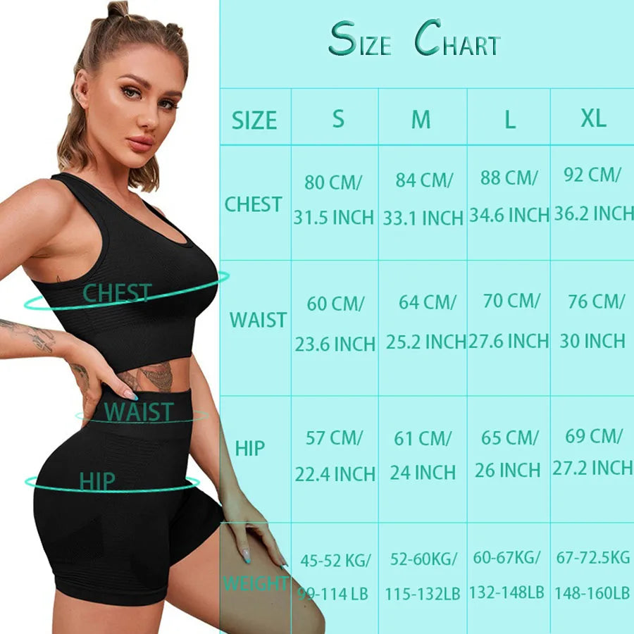 High Waist Leggings with Sports Bra Exercise Set