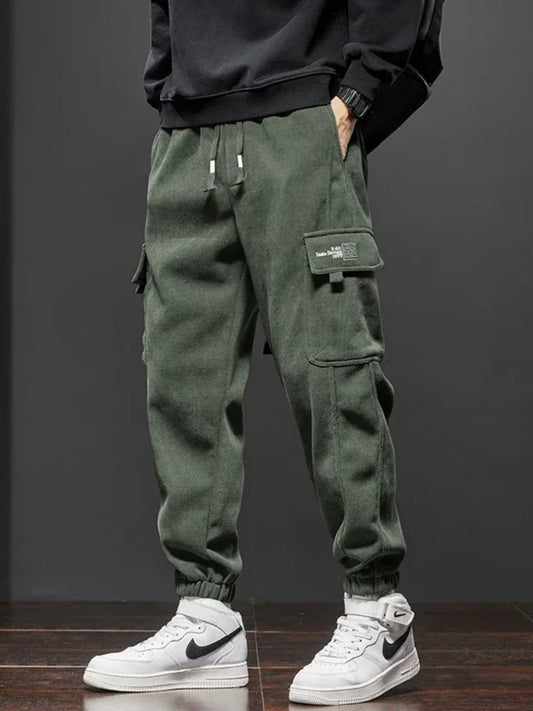 Stylish Elastic Waist Stretch Drawstring Jogging Sports Jeans