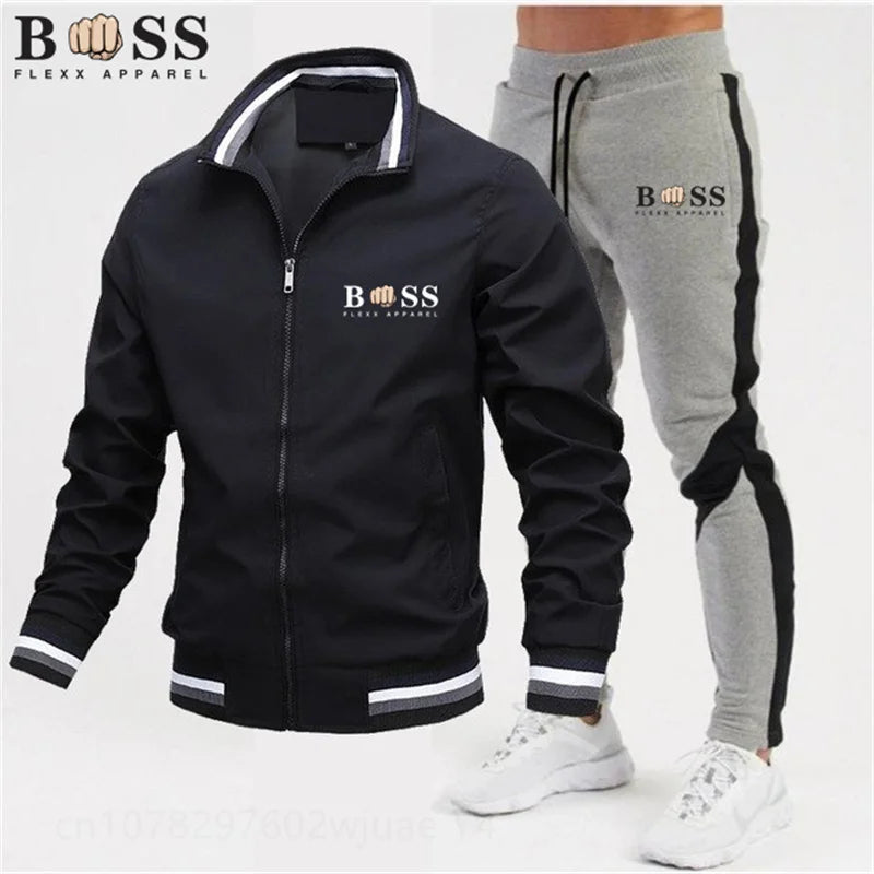 Men's 2- PCS Jogging Fitness Tracksuit