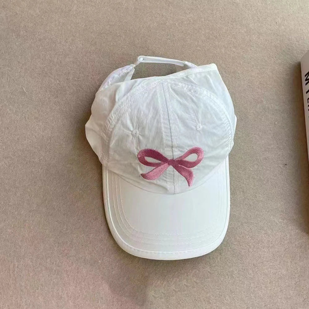 Fashion High Ponytail Kids Boy Girl Sun Quick Drying Baseball Adjustable Travel Caps