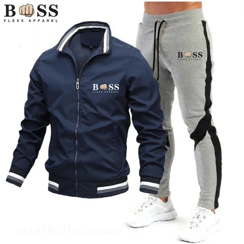 Men's 2- PCS Jogging Fitness Tracksuit