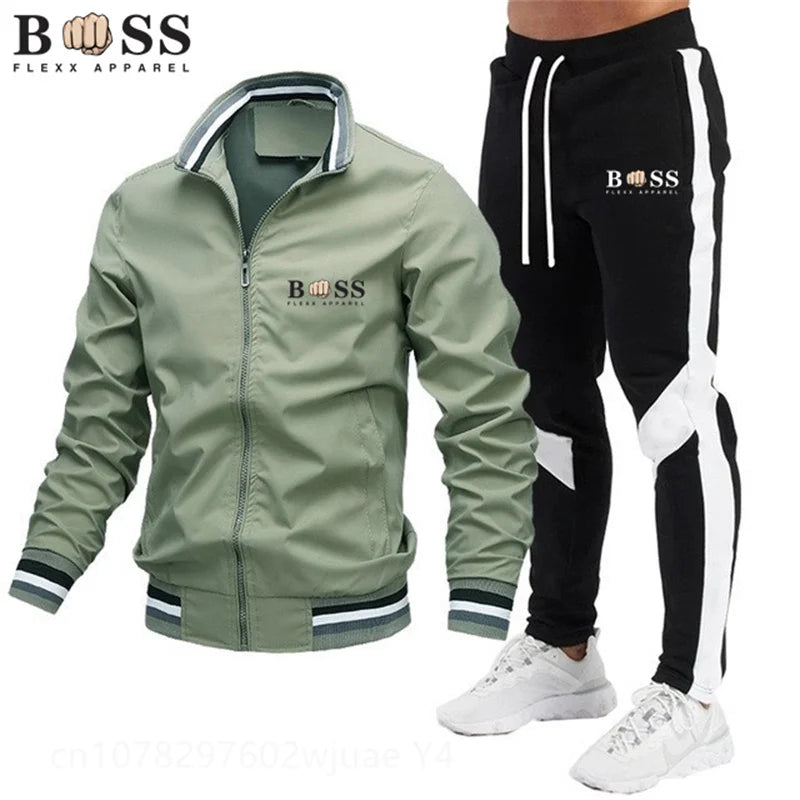 Men's 2- PCS Jogging Fitness Tracksuit