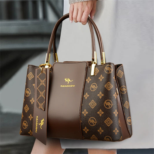 Stylish Large Soft Leather Crossbody and Handbag