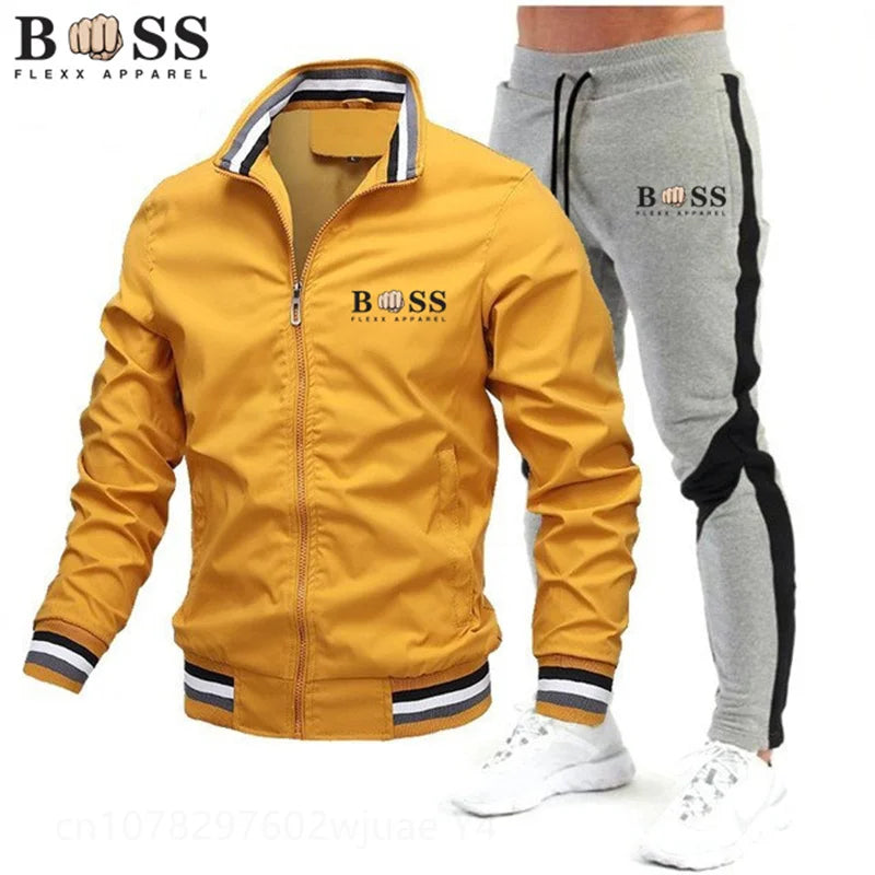 Men's 2- PCS Jogging Fitness Tracksuit
