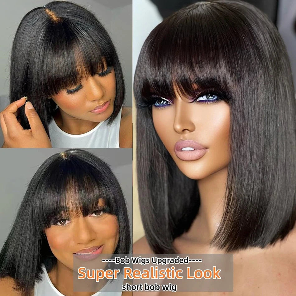 3X1 Middle Part Lace Wig Bob Wings Fashion