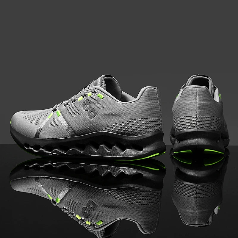 Running Shoes Men Mesh Lightweight Flat Outdoor Gym Jogging Shoes Comfortable Original Tennis Shoes Cushioning Sneakers
