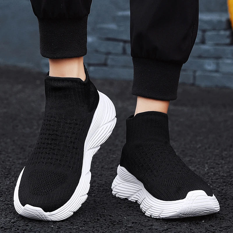 Men's Comfortable Running Walking Stylish Sock Shoes