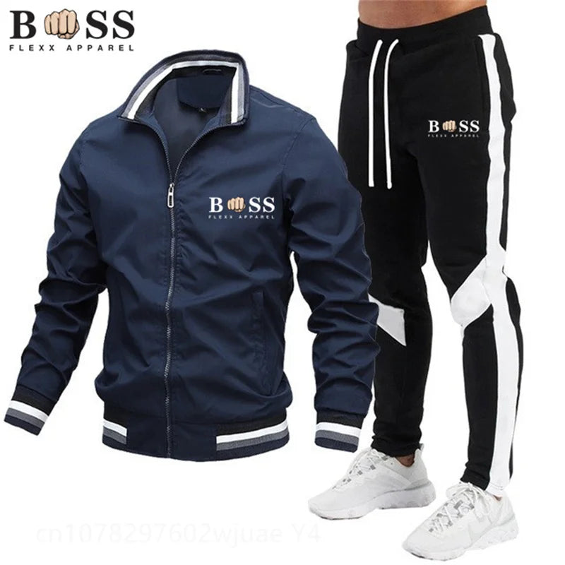 Men's 2- PCS Jogging Fitness Tracksuit