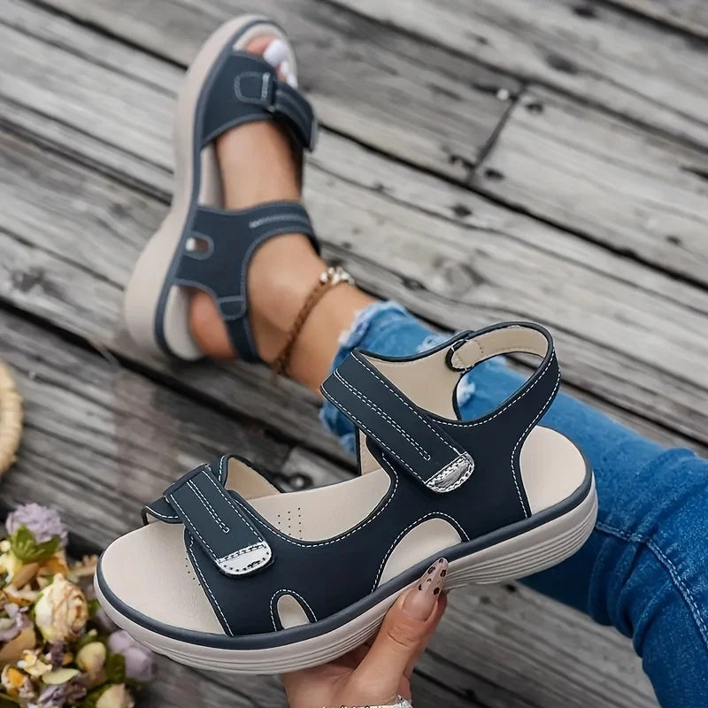 Summer Wedge Sandals for Women 2025 New Fashion Soft Ladies Shoes
