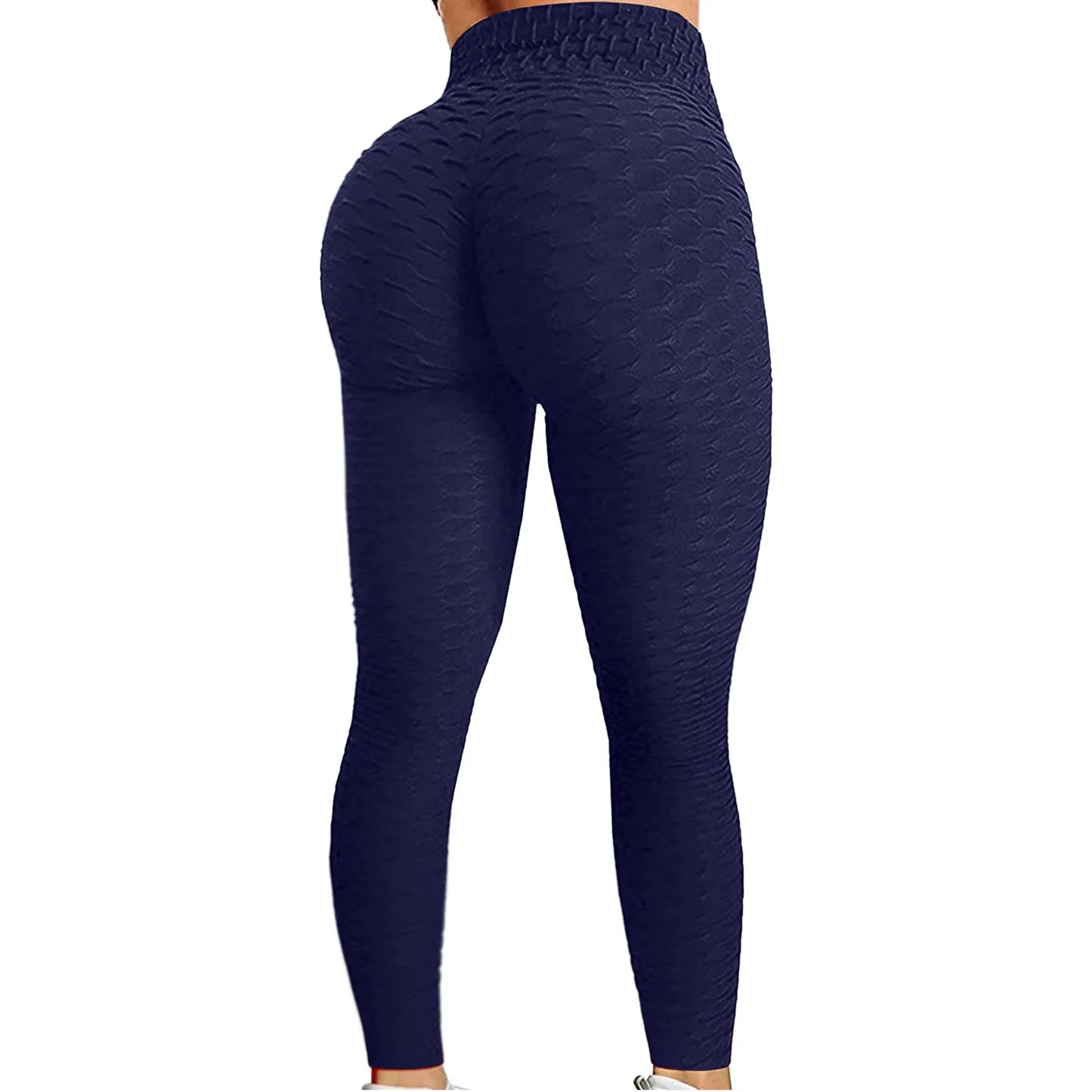 Women's Bubble Hip Lifting Exercise Running High Waist Yoga Tight Pants
