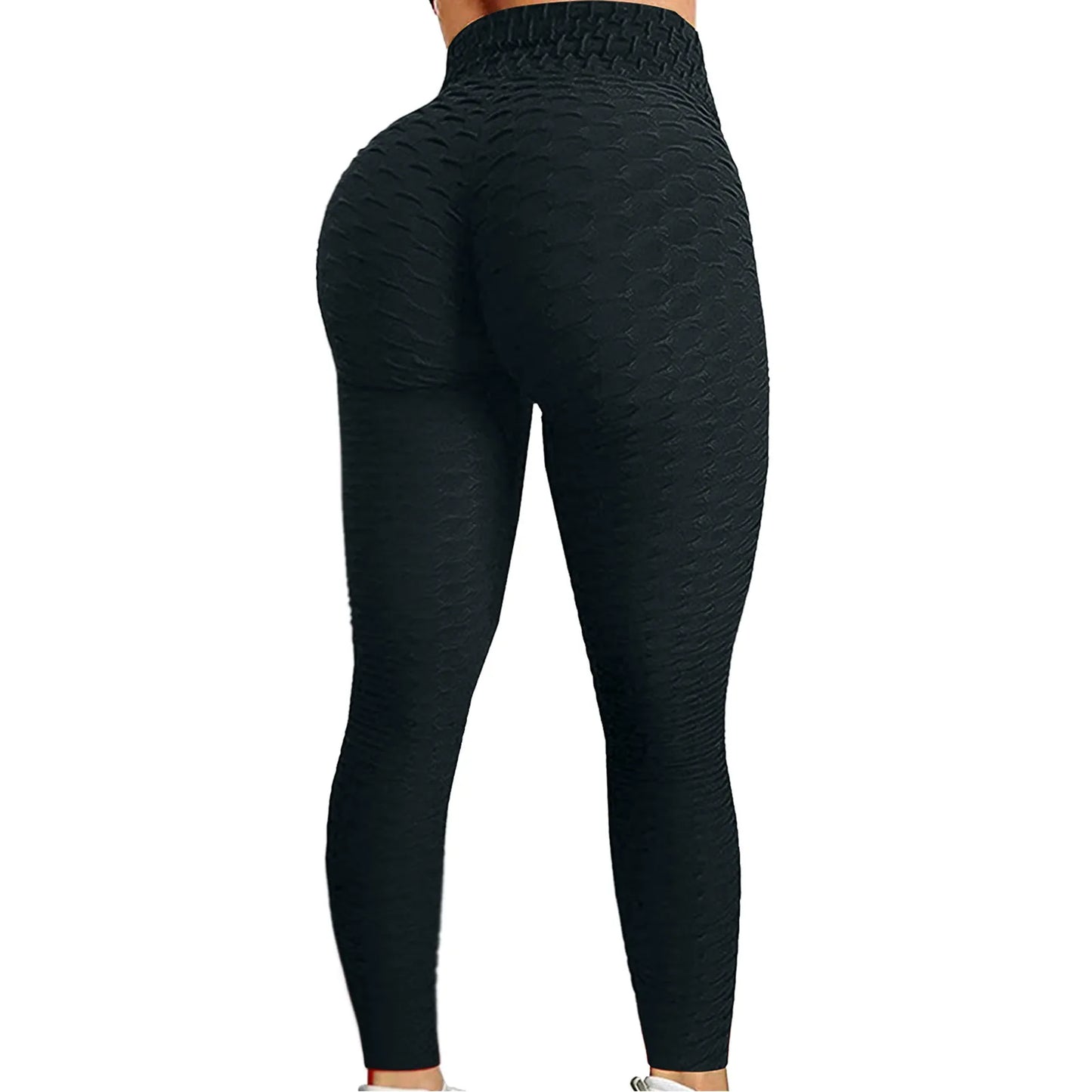 Women's Bubble Hip Lifting Exercise Running High Waist Yoga Tight Pants