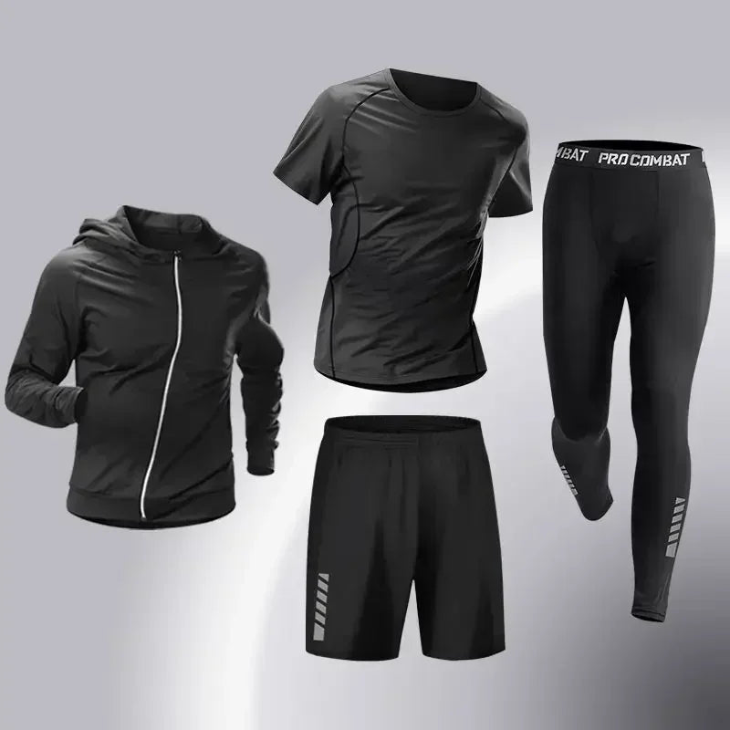 Fashion 3-5 PCS Mens Running Sportswear Set