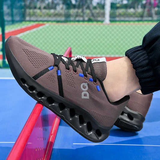 Running Shoes Men Mesh Lightweight Flat Outdoor Gym Jogging Shoes Comfortable Original Tennis Shoes Cushioning Sneakers