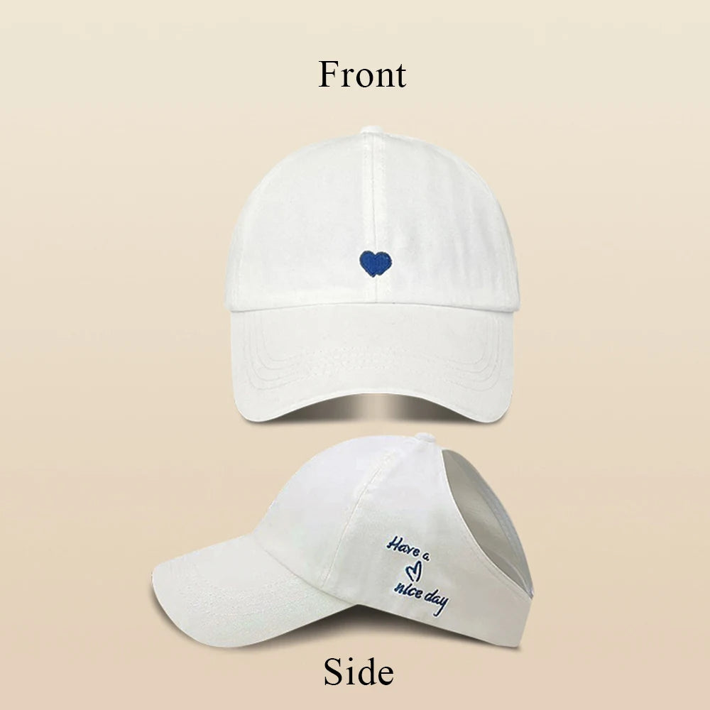 Fashion High Ponytail Kids Boy Girl Sun Quick Drying Baseball Adjustable Travel Caps