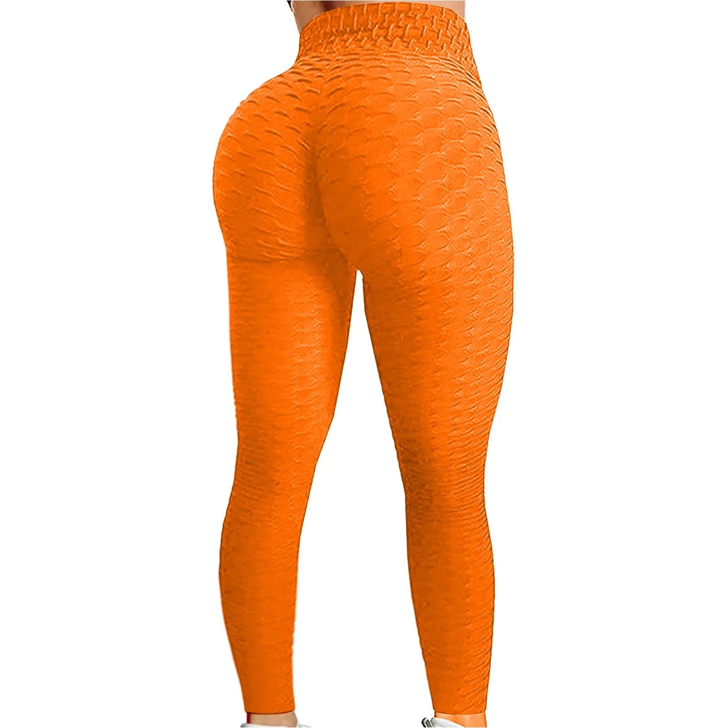 Women's Bubble Hip Lifting Exercise Running High Waist Yoga Tight Pants