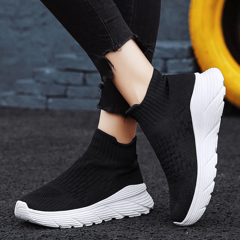 Men's Comfortable Running Walking Stylish Sock Shoes
