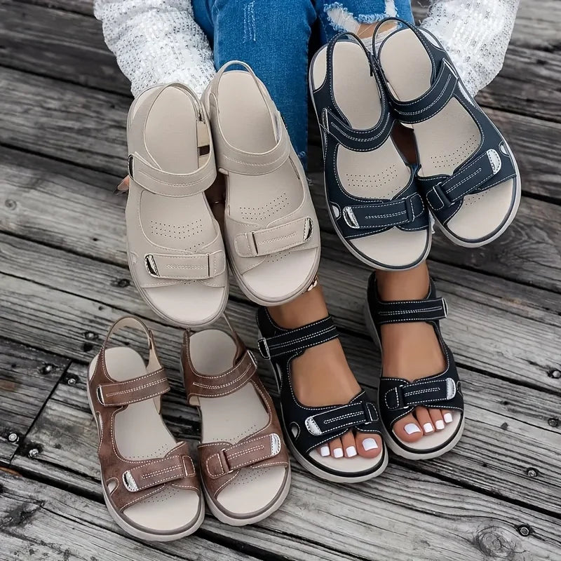 Summer Wedge Sandals for Women 2025 New Fashion Soft Ladies Shoes