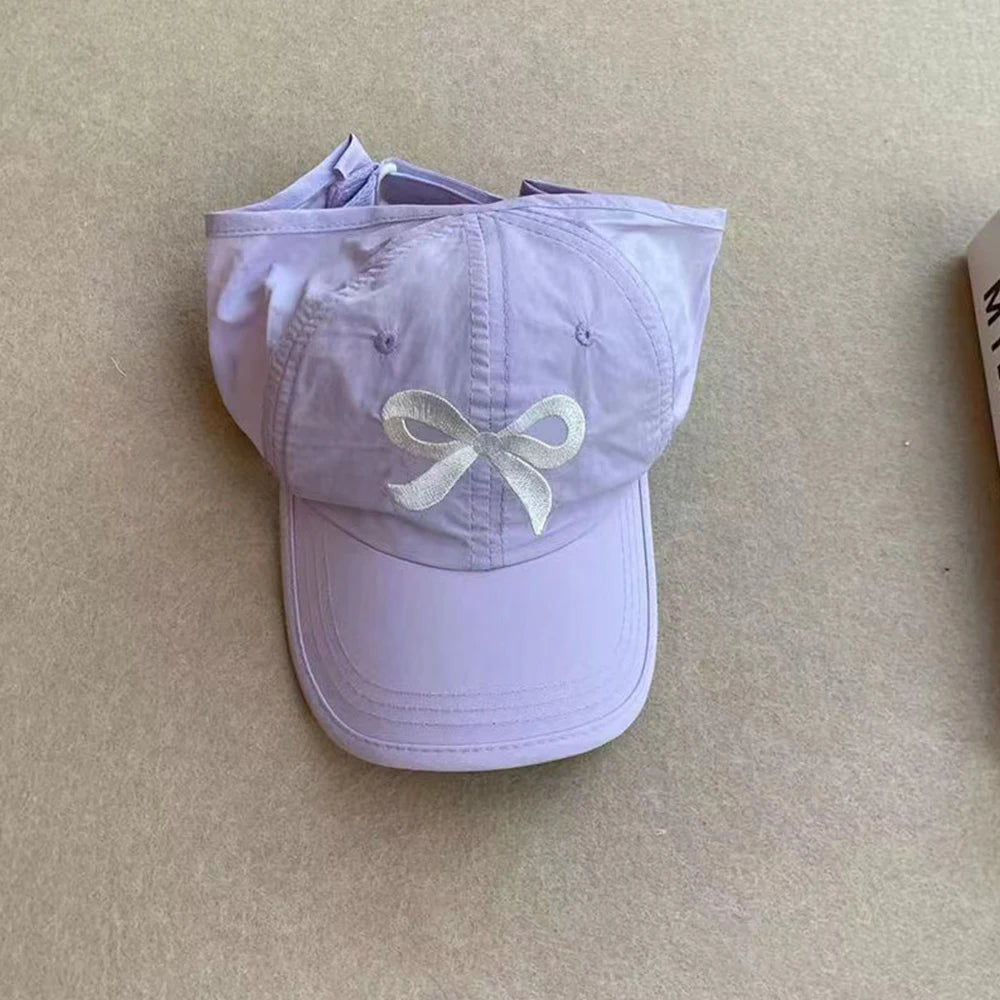 Fashion High Ponytail Kids Boy Girl Sun Quick Drying Baseball Adjustable Travel Caps