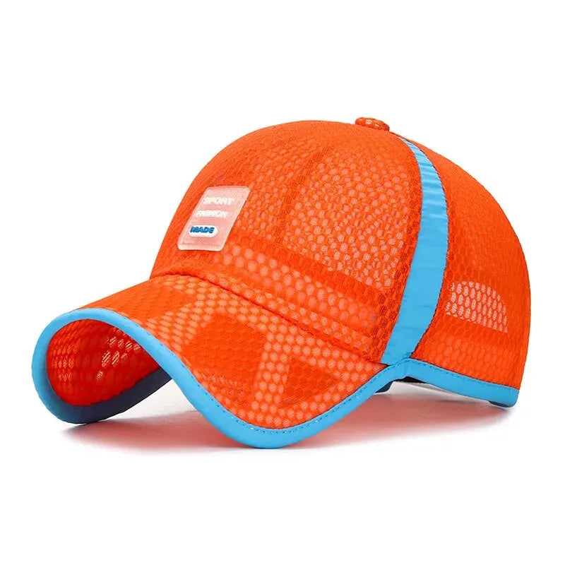 Outdoor Traveling Breathable Mesh Sun Hats For Boys And Girls