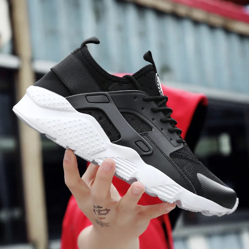 Unisex Jogging Non-Slip Sneakers Green Brand Ultra-light Mesh Breathable Casual Shoes for Men Large Size 35-47