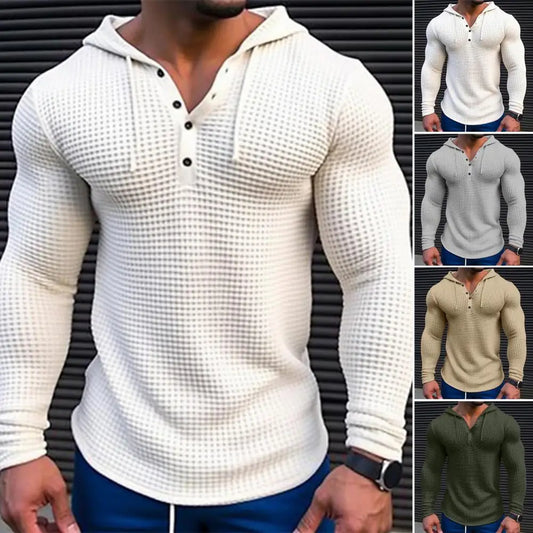 Men's Hooded Breathable Sports Top