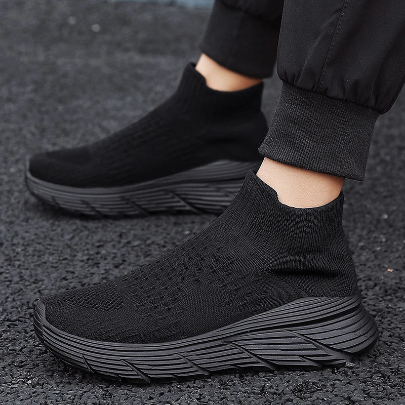 Men's Comfortable Running Walking Stylish Sock Shoes