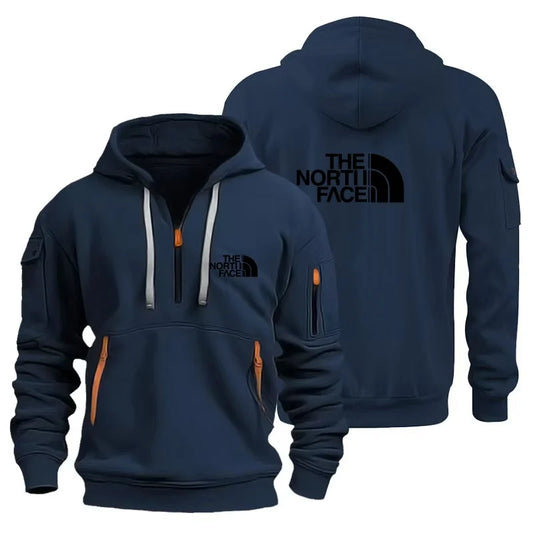 Fashionable Multi-Pocket Zipper hoodie