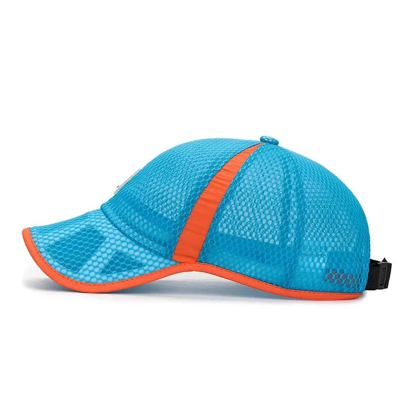 Outdoor Traveling Breathable Mesh Sun Hats For Boys And Girls