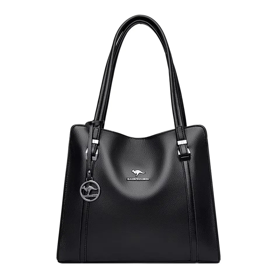 Stylish Large Soft Leather Crossbody and Handbag