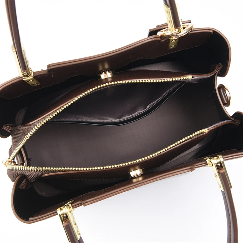 Stylish Large Soft Leather Crossbody and Handbag