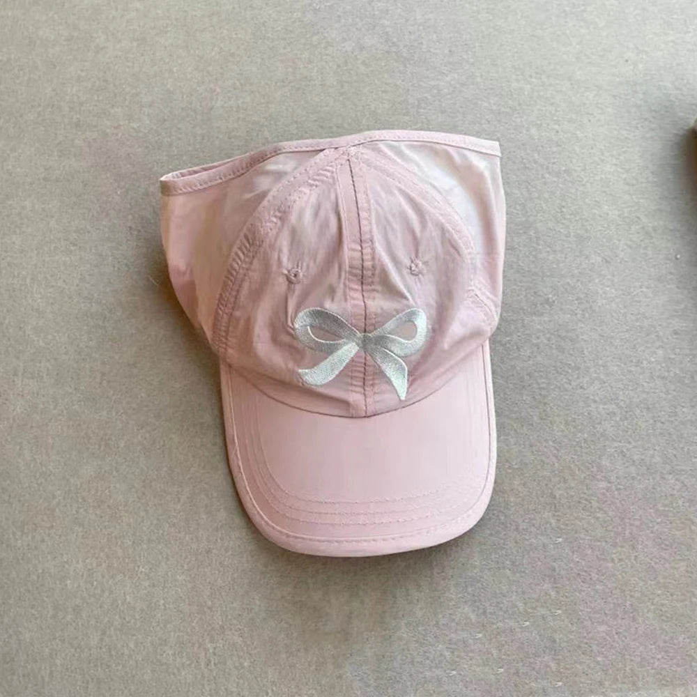 Fashion High Ponytail Kids Boy Girl Sun Quick Drying Baseball Adjustable Travel Caps