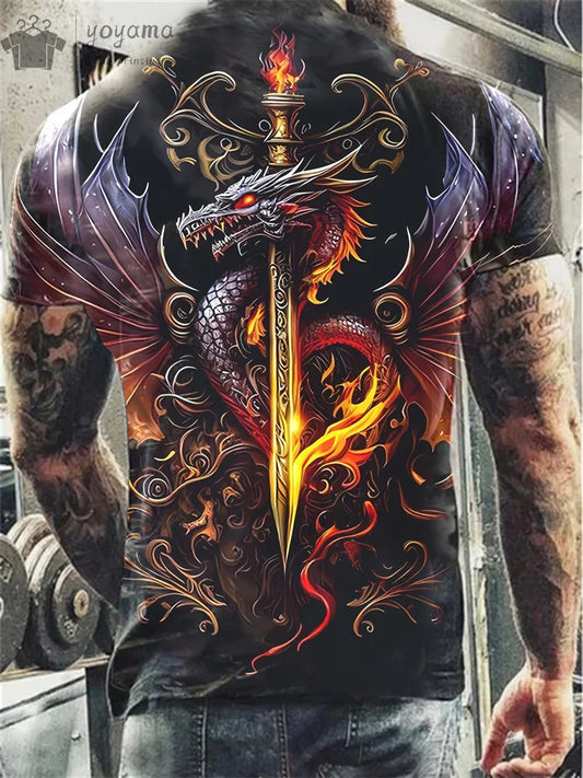 Dragon Graphic Stylish Personalized T-shirt