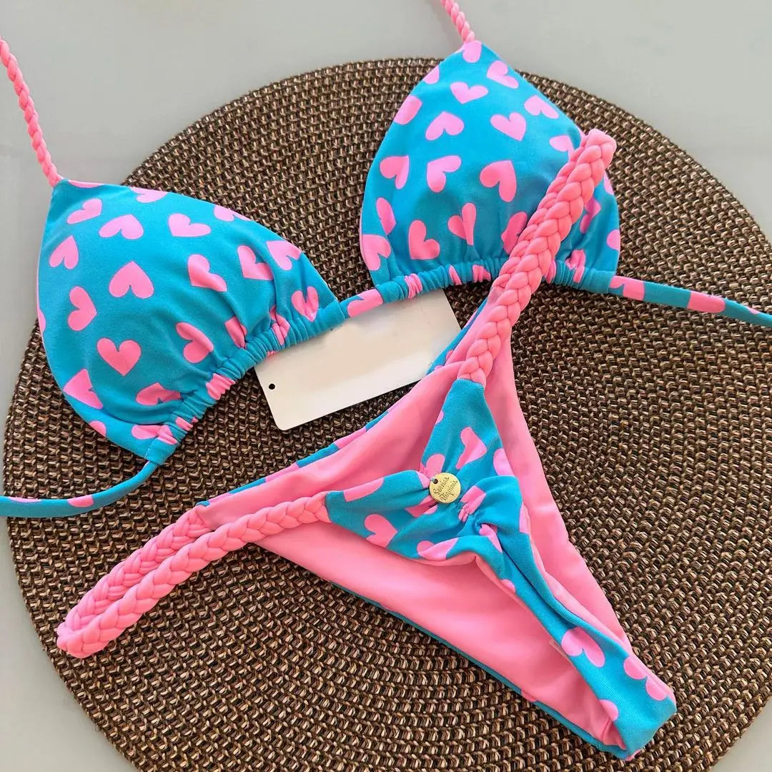 Stylish Women Bikini Beachwear 2PCS Set