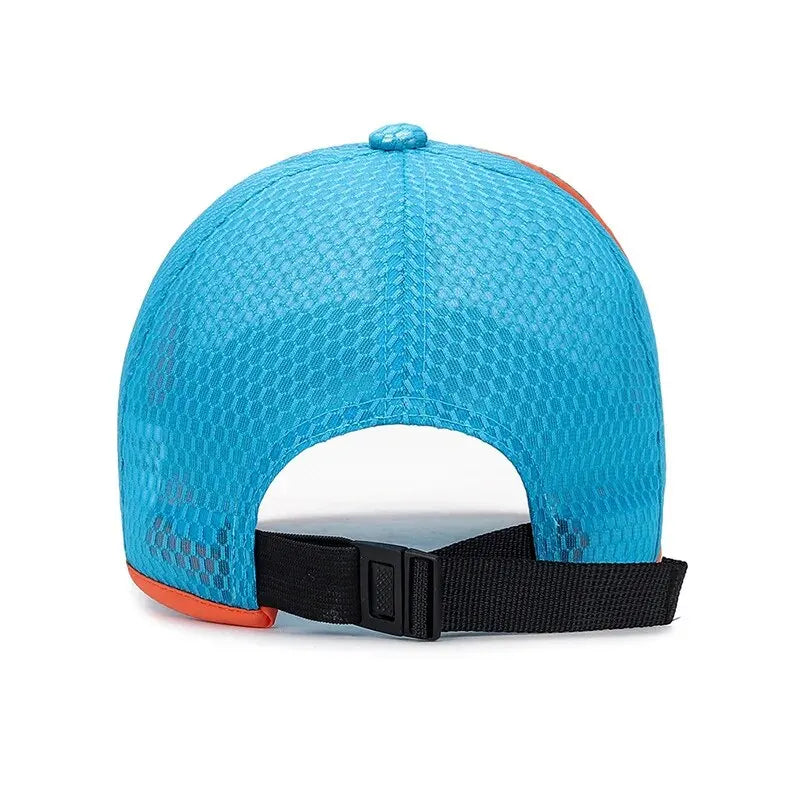 Outdoor Traveling Breathable Mesh Sun Hats For Boys And Girls