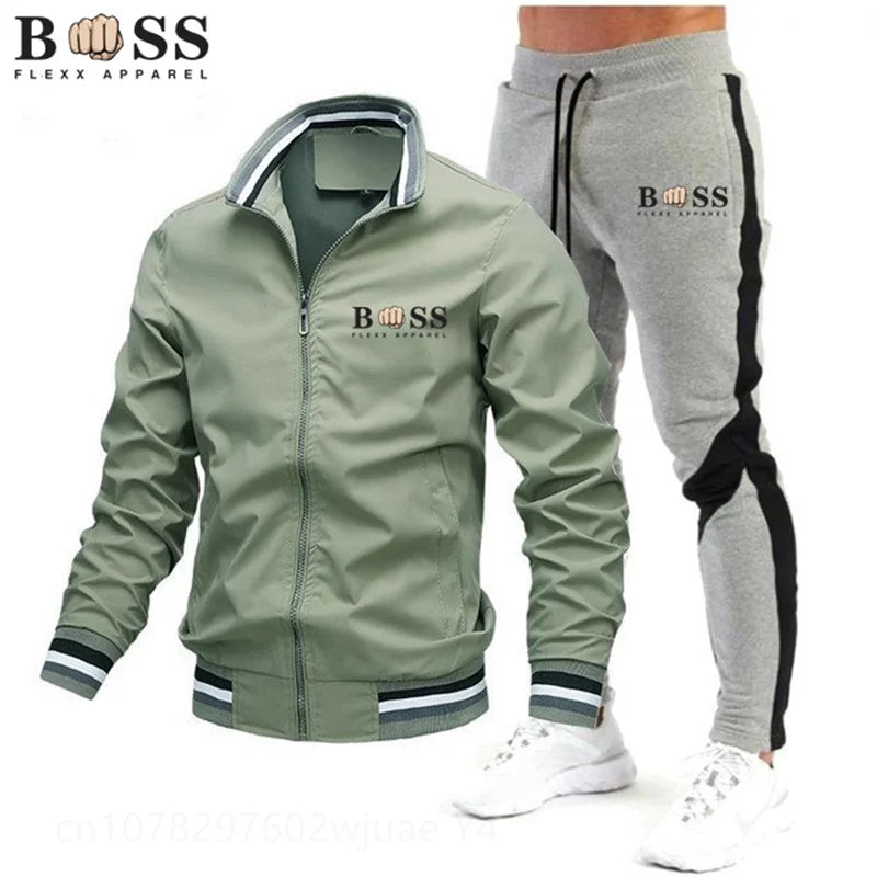 Men's 2- PCS Jogging Fitness Tracksuit