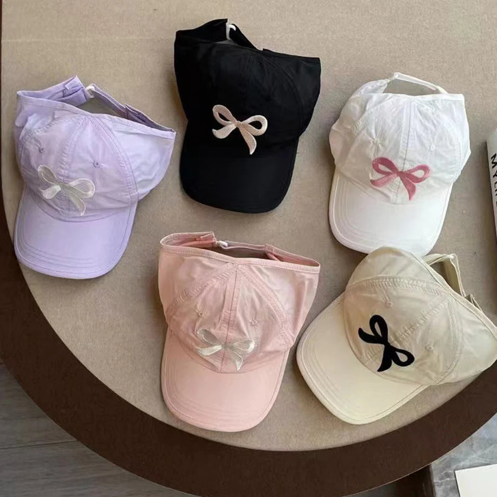 Fashion High Ponytail Kids Boy Girl Sun Quick Drying Baseball Adjustable Travel Caps