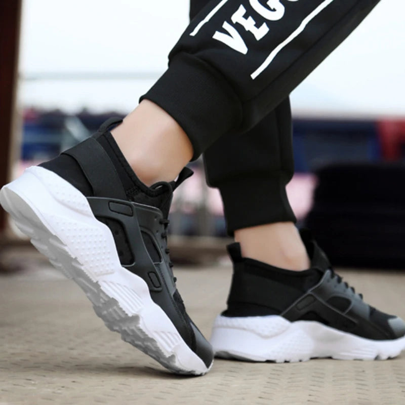 Unisex Jogging Non-Slip Sneakers Green Brand Ultra-light Mesh Breathable Casual Shoes for Men Large Size 35-47