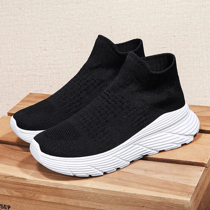 Men's Comfortable Running Walking Stylish Sock Shoes