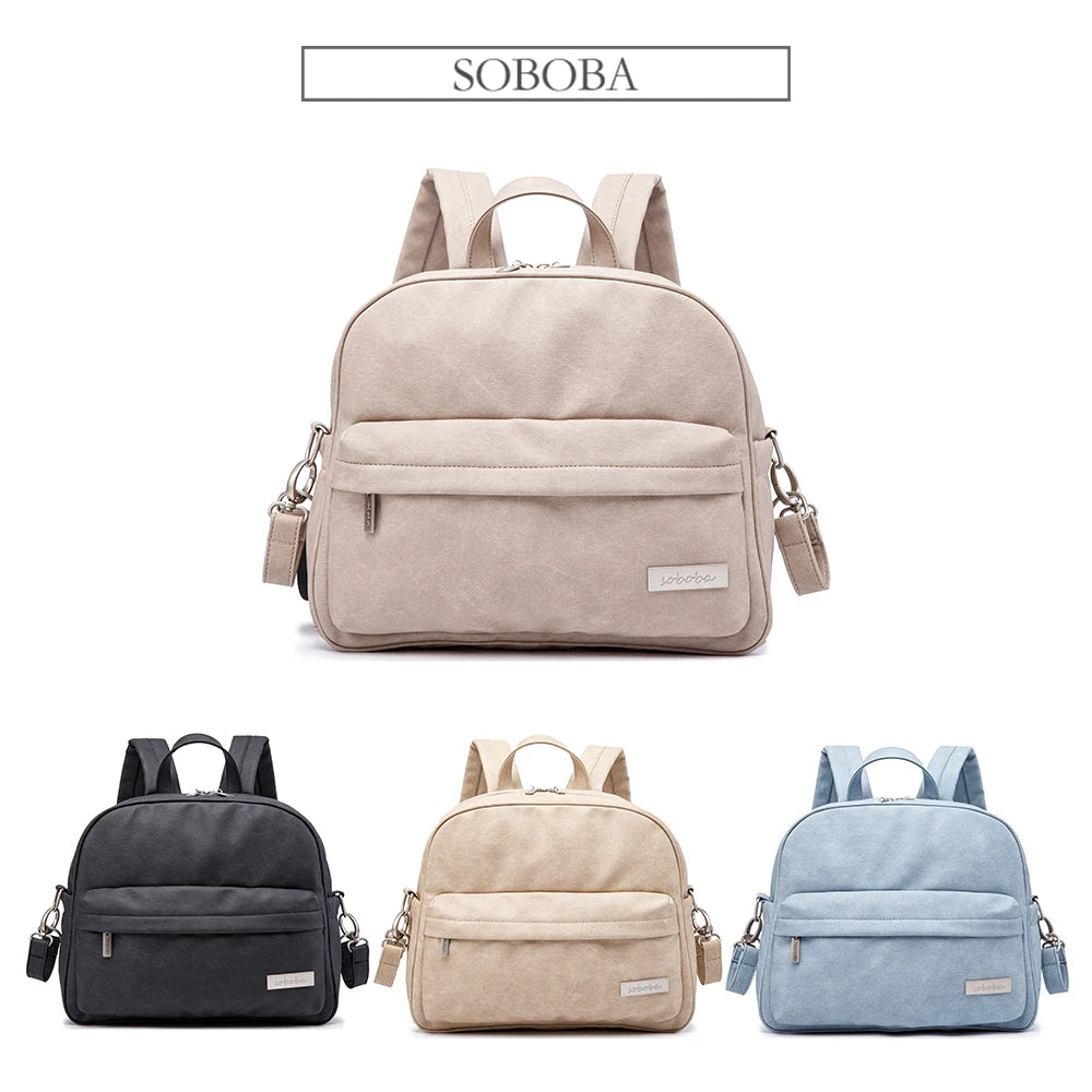 Diaper Backpack for Baby Care Waterproof Multi-function Changing Bag for Mother's and Father's