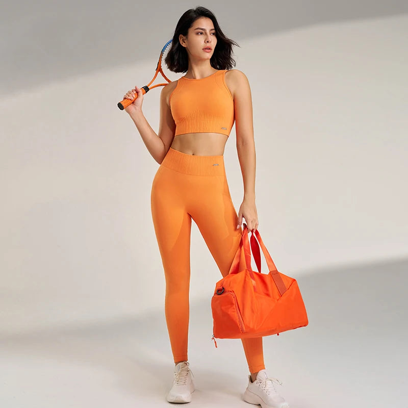 2PCS Women's Yoga High Waisted Leggings