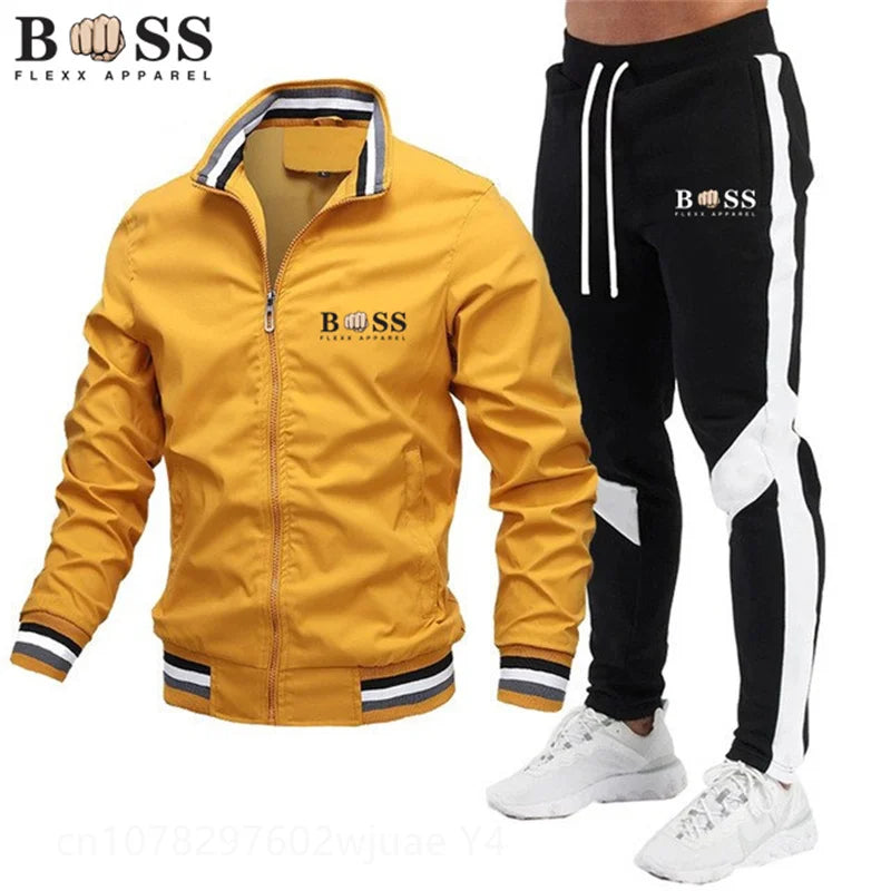 Men's 2- PCS Jogging Fitness Tracksuit