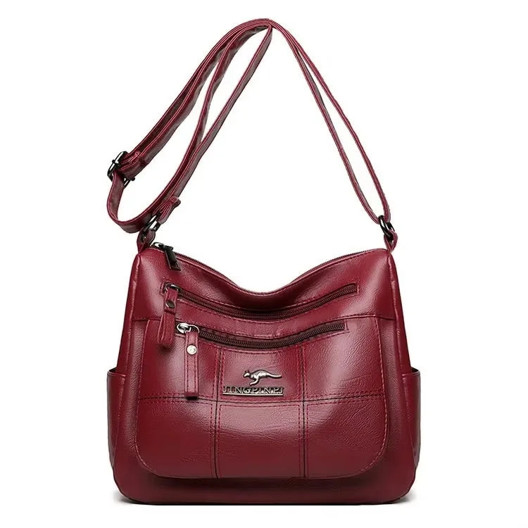 Stylish Large Soft Leather Crossbody and Handbag
