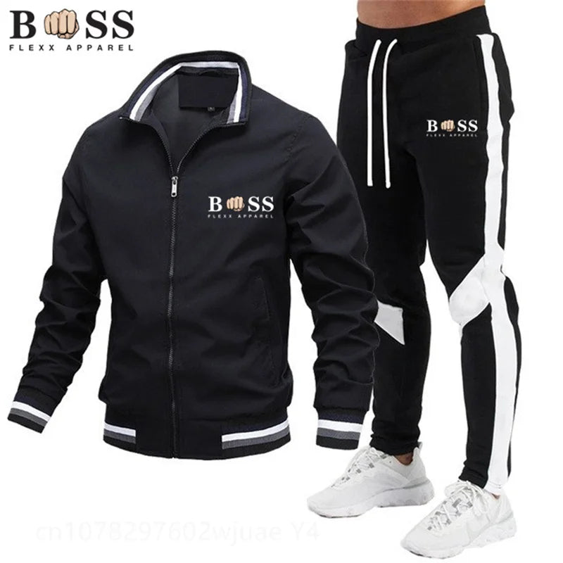 Men's 2- PCS Jogging Fitness Tracksuit