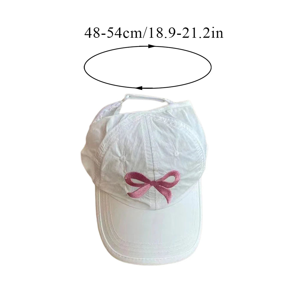 Fashion High Ponytail Kids Boy Girl Sun Quick Drying Baseball Adjustable Travel Caps