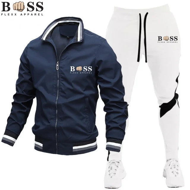 Men's 2- PCS Jogging Fitness Tracksuit