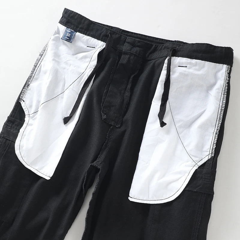 Camo Cargo Pants Outdoor Multi-Pocket Ripstop Jeans