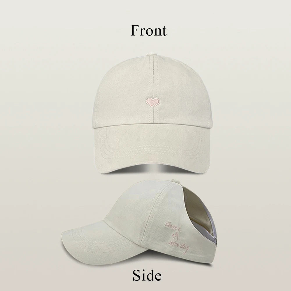 Fashion High Ponytail Kids Boy Girl Sun Quick Drying Baseball Adjustable Travel Caps