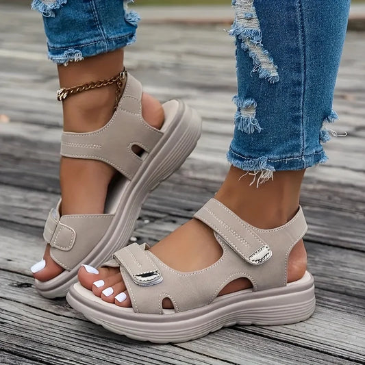 Summer Wedge Sandals for Women 2025 New Fashion Soft Ladies Shoes